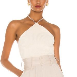 Revolve Jonnie Top in Ivory by Musier Paris